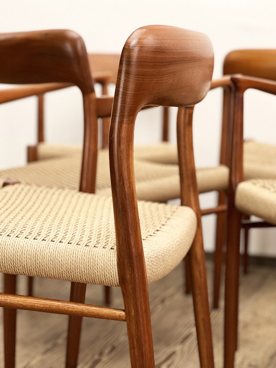 Image 1 of 6x J.L. Mollers Dining Chairs by Niels O. Moller