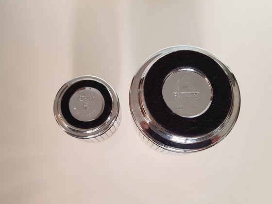 Image 1 of Set da fumo cromato Art Déco di Erhard &amp; Söhne