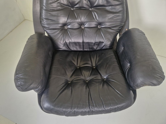 Image 1 of Hans Brattrud pour Hove Møbler fauteuil pivotant