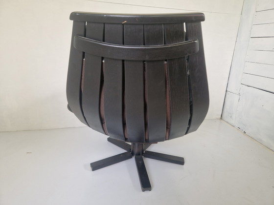 Image 1 of Hans Brattrud pour Hove Møbler fauteuil pivotant