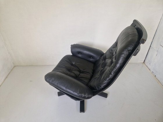 Image 1 of Hans Brattrud pour Hove Møbler fauteuil pivotant