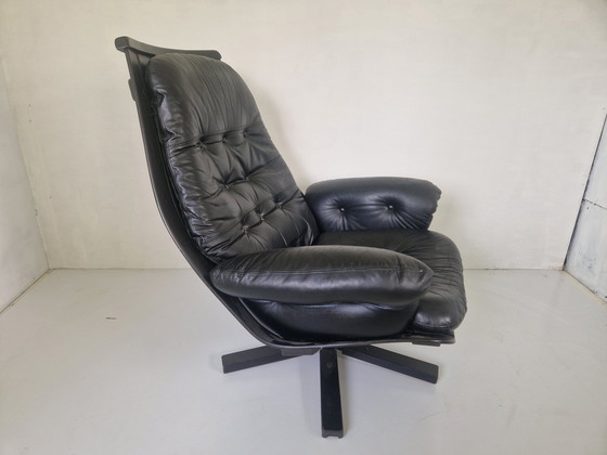 Image 1 of Hans Brattrud pour Hove Møbler fauteuil pivotant