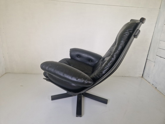 Image 1 of Hans Brattrud pour Hove Møbler fauteuil pivotant