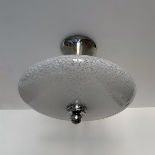 Art Deco Verre De Clichy ceiling light