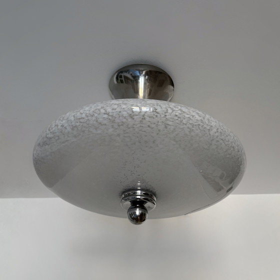 Image 1 of Art Deco Verre De Clichy ceiling light