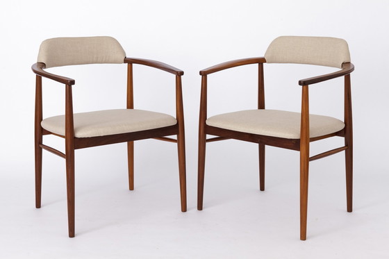 Image 1 of 4 Teak Vintage Armchairs 1970S - Danish Design