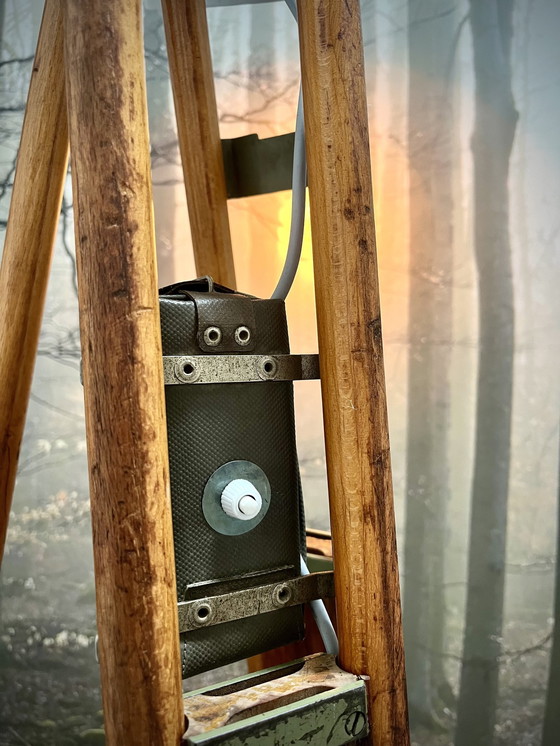 Image 1 of Vintage Wooden Tripod / Etap Spot