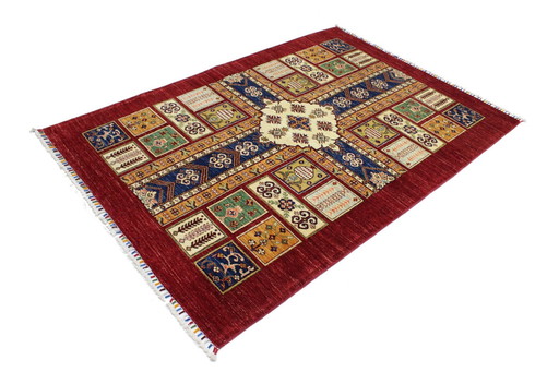 Original hand-knotted Ziegler carpet 206 X 147 Cm Top condition