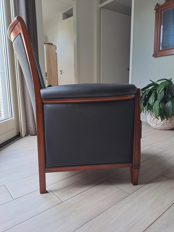 Image 1 of Fauteuil en cuir vintage