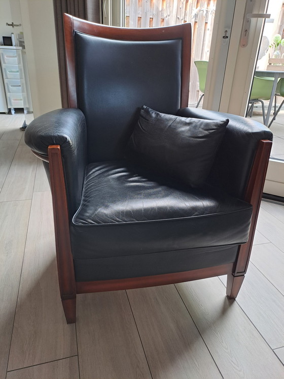 Image 1 of Fauteuil en cuir vintage