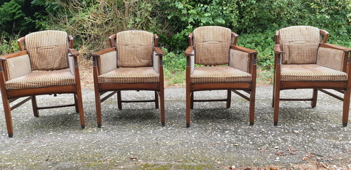 4x Schuitema Dining Chairs Oak