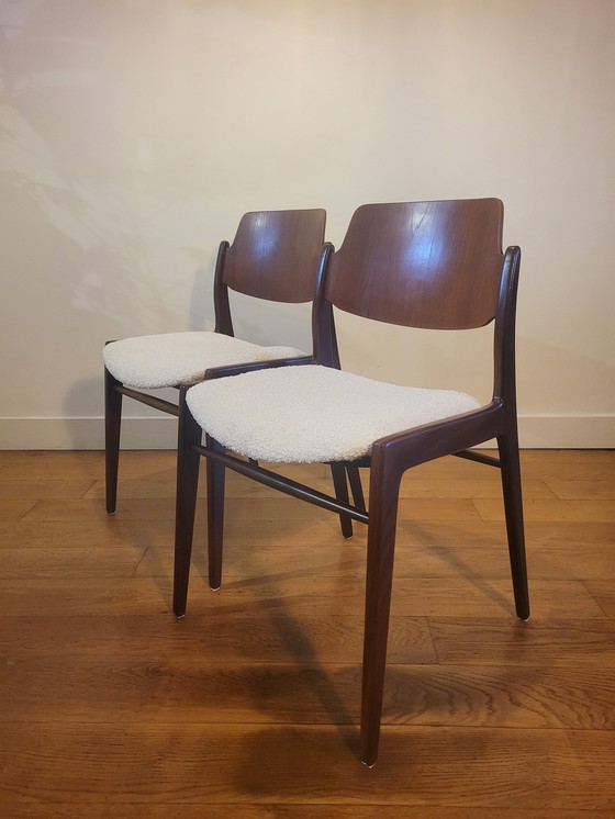 Image 1 of Sillas de comedor de Hartmut Lohmeyer para Wilkhahn