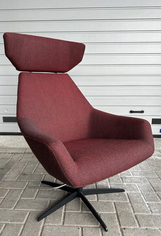 Image 1 of Topform Design Armchair With Hocker