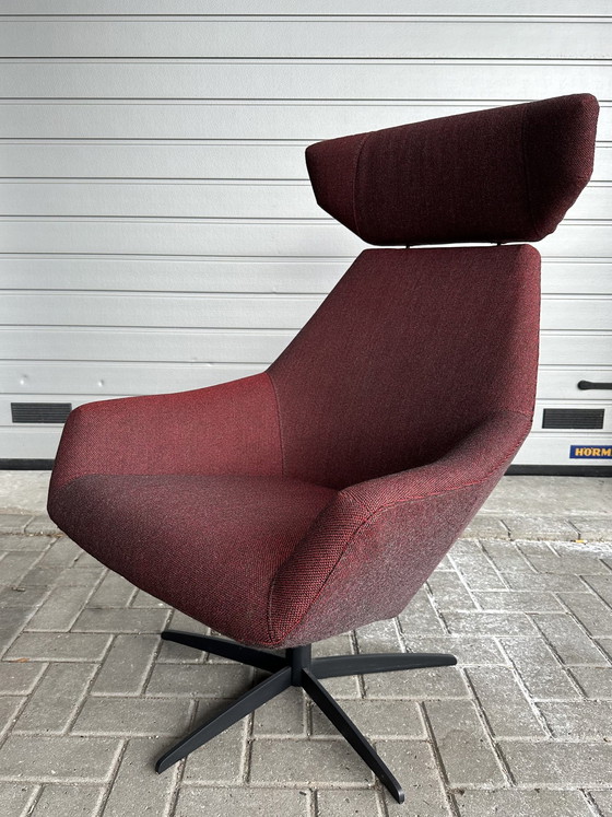 Image 1 of Topform Design Armchair With Hocker