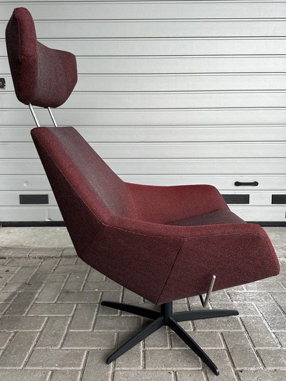 Image 1 of Topform Design Armchair With Hocker