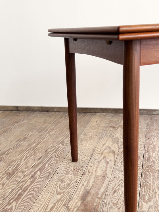 Image 1 of Mid-Century Modern Danish Extendable Dining Table in Teak, 1960s