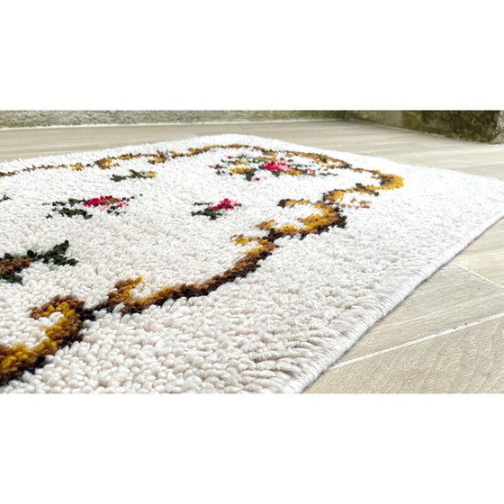 Image 1 of Vintage pure wool rug, 1970