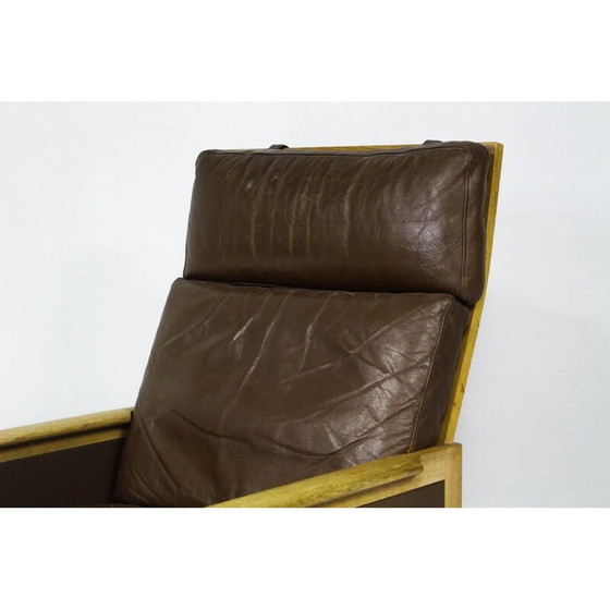 Image 1 of Capella High Back Leather Lounge Chair by Illum Wikkelsø - 1960s