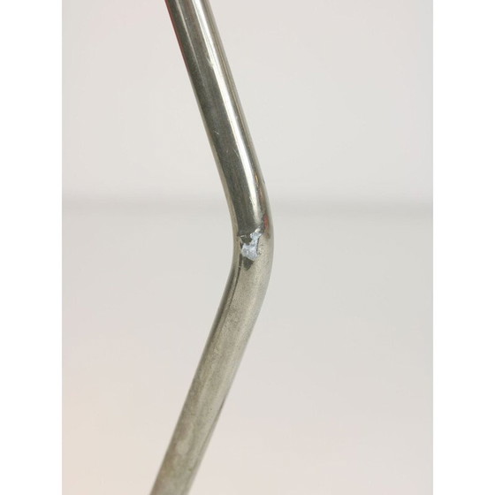 Image 1 of Pair of vintage aluminum and chrome table lamps