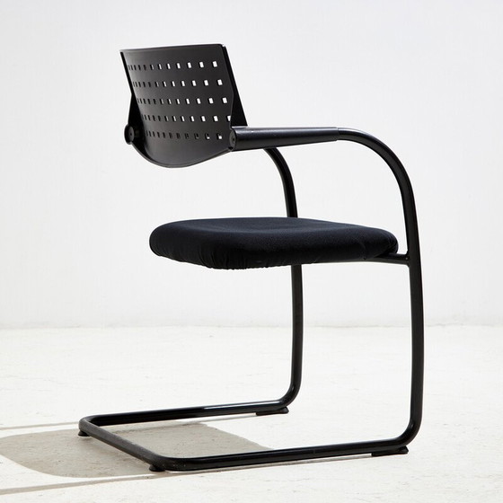 Image 1 of Vintage metal and plastic armchairs by Antonio Citterio for Vitra, 1992