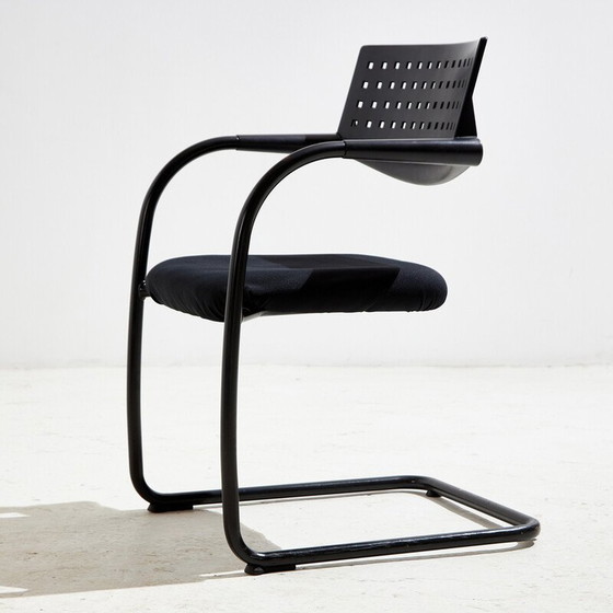 Image 1 of Vintage metal and plastic armchairs by Antonio Citterio for Vitra, 1992