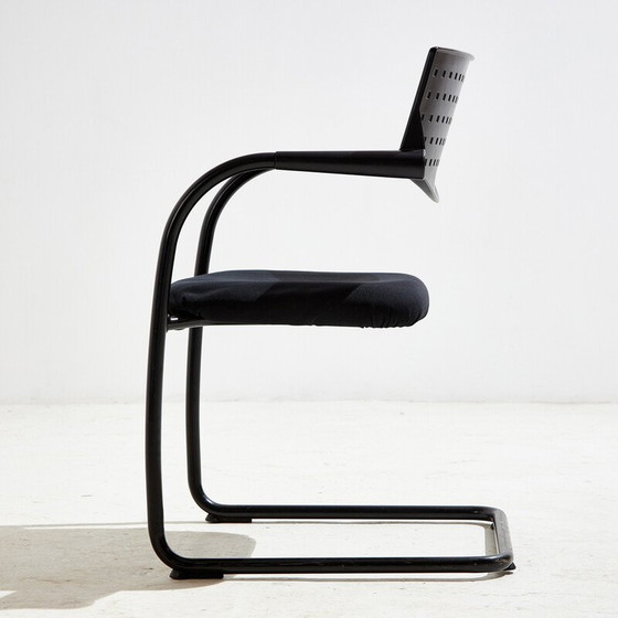 Image 1 of Vintage metal and plastic armchairs by Antonio Citterio for Vitra, 1992