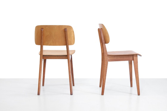 Image 1 of Set of two Pastoe Irene chairs by Dirk Braakman, 1948