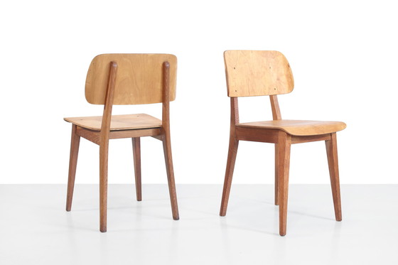 Image 1 of Set of two Pastoe Irene chairs by Dirk Braakman, 1948