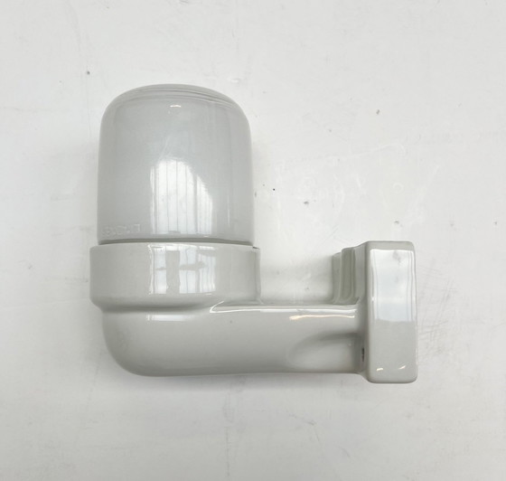 Image 1 of Porcelain Wall Lamp From Lindner, 1950'S