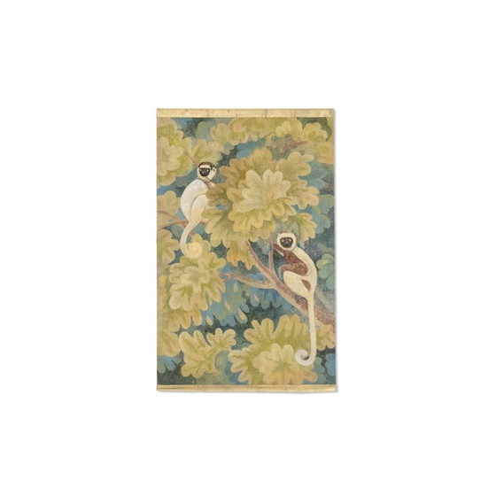 Image 1 of Dipinto d'epoca raffigurante scimmie, Francia