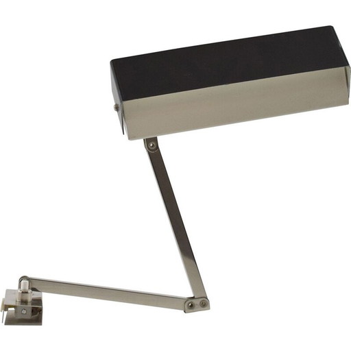 Vintage telescopic wall lamp in 3 ball joints, 1960