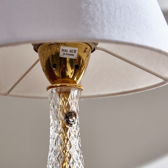 Image 1 of Lampada da tavolo in cristallo francese Mk9321