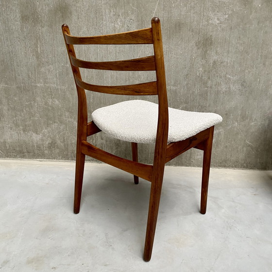 Image 1 of 4 x Topform vintage rosewood dining chairs 1970