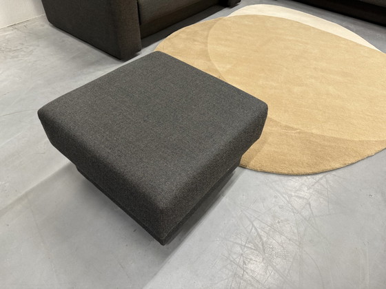Image 1 of Gelderland 6441 Divano + Pouf Tessuto Dune Marrone Nero