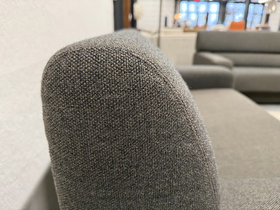 Image 1 of Gelderland 6441 Divano + Pouf Tessuto Dune Marrone Nero