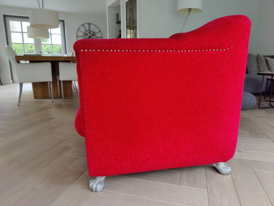 Image 1 of Bretz Red Gaudi Armchair