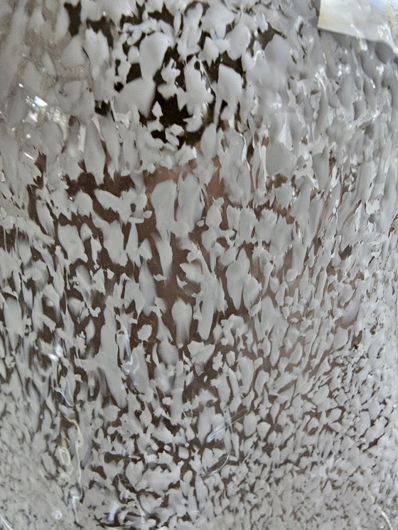 Image 1 of Lampe suspendue vintage avec abat-jour en verre