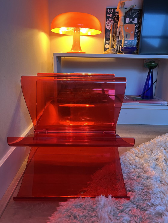 Image 1 of Kartell Front Page Reading Tray, Magazines Red/Orange