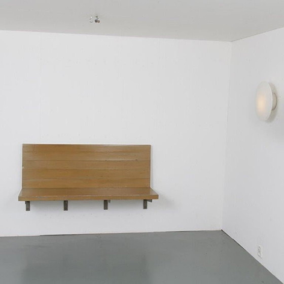 Image 1 of Rare Dom Hans van der Laan Wall Mounted Bench, Netherlands 1970