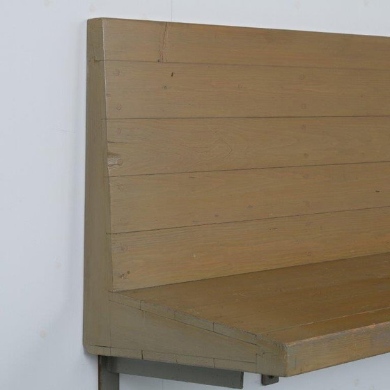 Image 1 of Rare Dom Hans van der Laan Wall Mounted Bench, Netherlands 1970