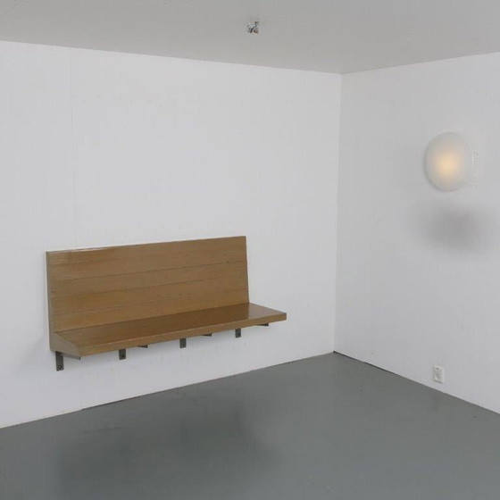 Image 1 of Rare Dom Hans van der Laan Wall Mounted Bench, Netherlands 1970