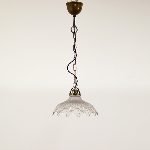 Art Deco Holophane Pendant Lamp