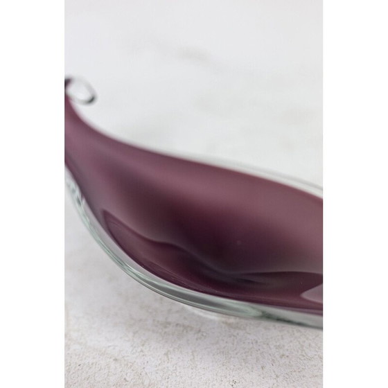 Image 1 of Vintage glass bowl by Paul Kedelv, 1960