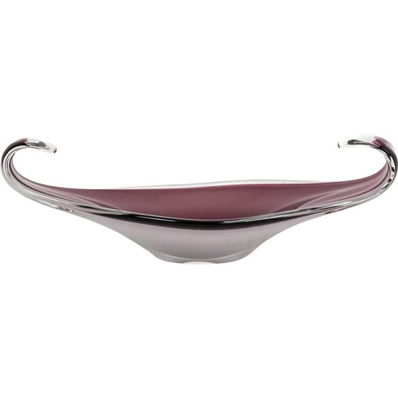 Image 1 of Vintage glass bowl by Paul Kedelv, 1960