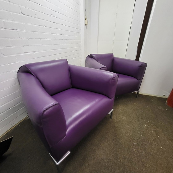 Image 1 of 2x Bert Plantagie Monty armchairs