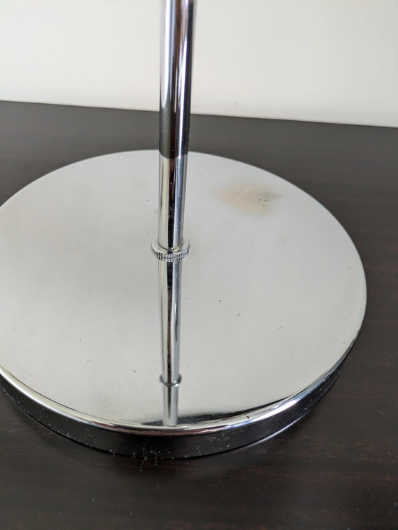 Image 1 of Eichholtz Vintage Chrome White Table Lamp