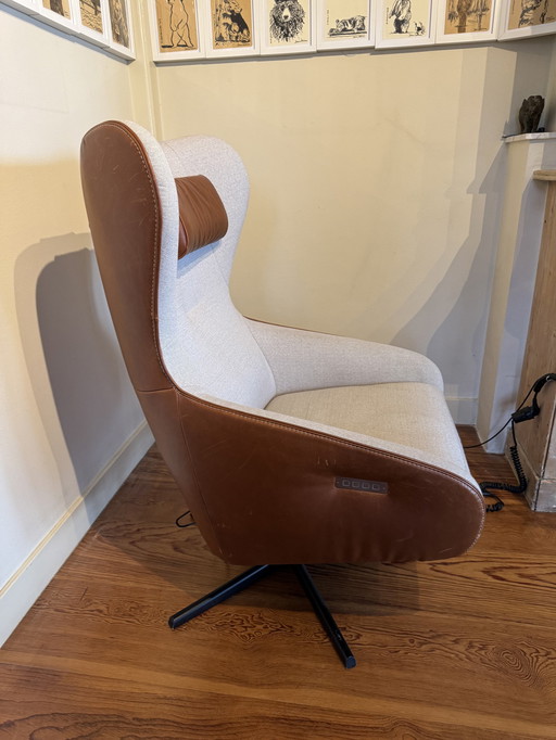 Relax Chair, Prominent Model A 101 Brown, Beige Combination