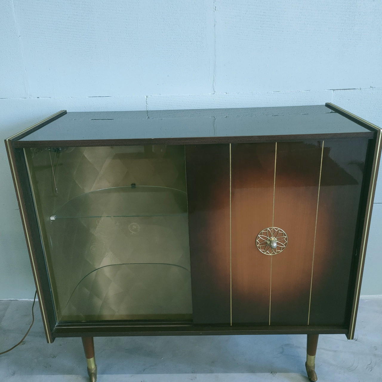 Vintage 50s-60s French Mobile Beverage Cabinet Sideboard | €250  