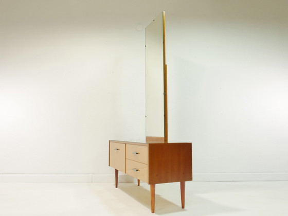 Image 1 of Comò/toletta vintage con specchio, anni '60, Germania