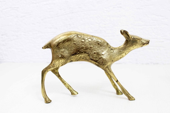 Image 1 of Couple of brass deer from the 60s/70s